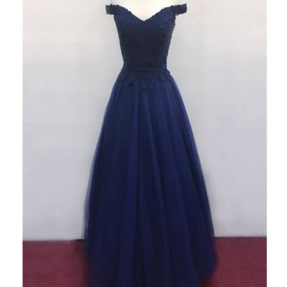 Elegant Two Piece Prom Dress Long Evening Dress    fg2647